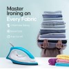 Longway Kwid Light Weight Non-Stick Teflon Coated Dry Iron, Electric Iron for Clothes | 2 Year Warranty| (1100 Watt, Blue) Longway Kwid Light Weight Non-Stick Teflon Coated Dry Iron, Electric Iron for Clothes | 2 Year Warranty| (1100 Watt, Blue)