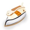 Longway Plancha Heavy Weight Non-Stick Teflon Coated Golden Soleplate Dry Iron, 6 Multi-Heat Setting, Electric Iron for Clothes | 2 Year Warranty| (1000 Watt, Ivory) Longway Plancha Heavy Weight Non-Stick Teflon Coated Golden Soleplate Dry Iron, 6 Multi-Heat Setting, Electric Iron for Clothes | 2 Year Warranty| (1000 Watt, Ivory)