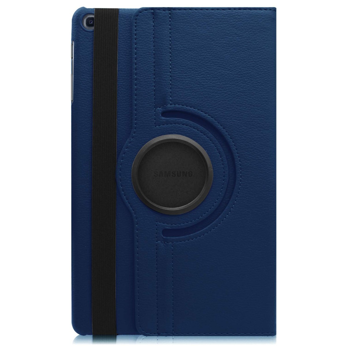 M Cart 360 Degree Rotating Leather Stand Case Cover for Samsung Galaxy Tab A 10.1 Cover Model SM-T510 (Wi-Fi) SM-T515 (LTE) SM-T517 2019 Release - Midnight Blue