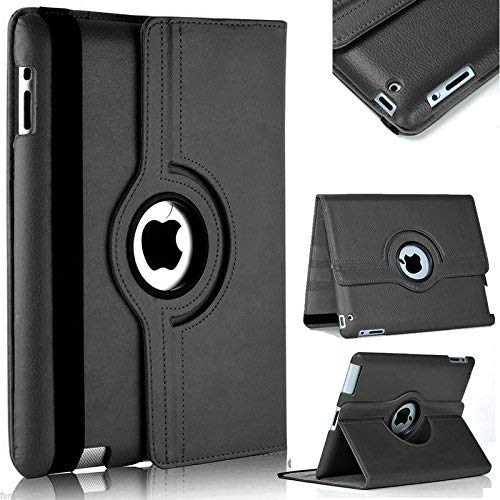 M Cart 360 Degree Rotating PU Leather Flip Case Cover for Apple iPad 2/iPad 3/iPad 4 Model : A1460, A1459, A1458, A1416, A1430, A1403, A1397, A1396, A1395