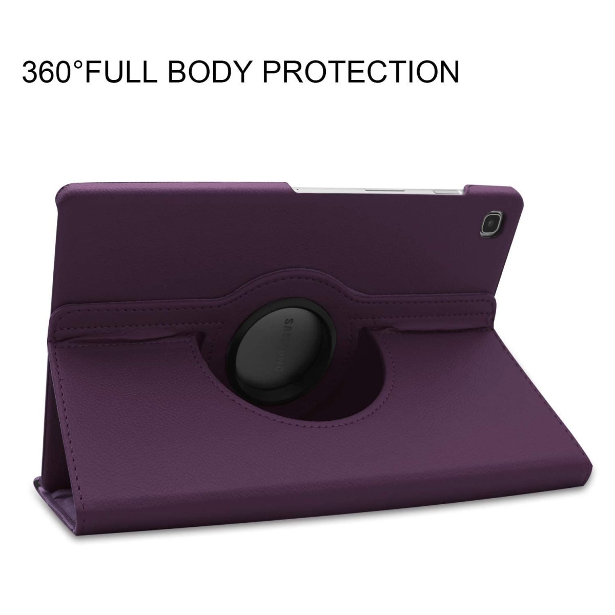 M Cart Compatible Flip Case Cover for Samsung Galaxy Tab S5e 10.5 inch 2019 SM-T720 T725, Ultra Lightweight Slim Shell with 360 Degree Rotating Swivel Stand