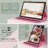 M Cart® Cover for Samsung Galaxy Tab A9 Plus Cover Case 11 inch Flip Cover Case for Samsung Tab A9 Plus Cover/Tab A9+ Tablet (Dark Pink)