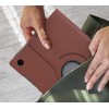 M Cart® Samsung Tab A8 10.5 Inch Flip Cover Leather Finish 360 Degree Rotate Flip Cover Shockproof Style Back