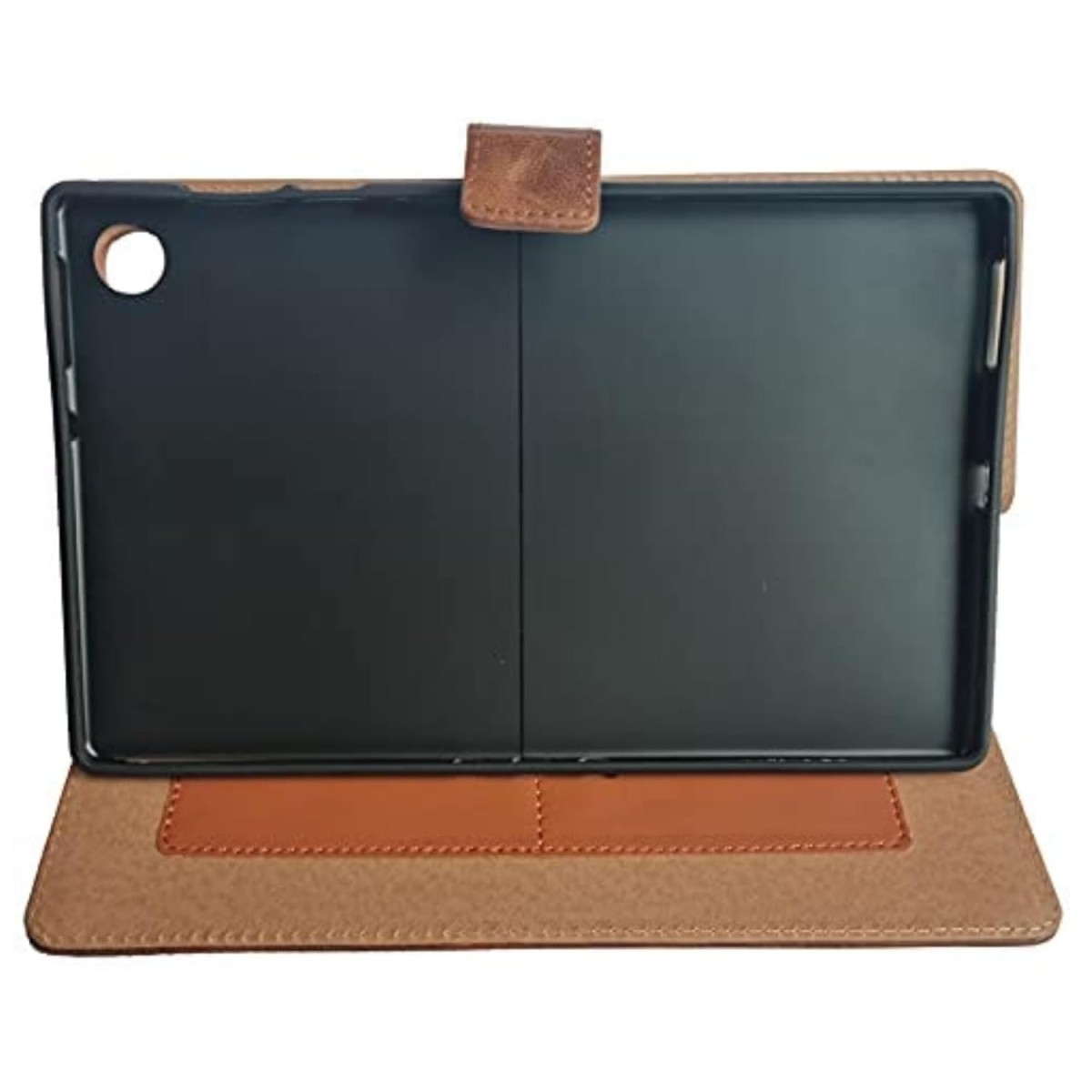 M Cart® Samsung Tab A8 10.5 Inch Flip Cover Leather Finish 360 Degree Rotate Flip Cover Shockproof Style Back