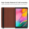 M Cart® flip Cover for Samsung Galaxy tab a 10.1 360 Degree Rotating Stand Cover case PU Leather Safety Flip Case Cover for Samsung Galaxy Tab A 2019 SM-T515 / T510 - Brown