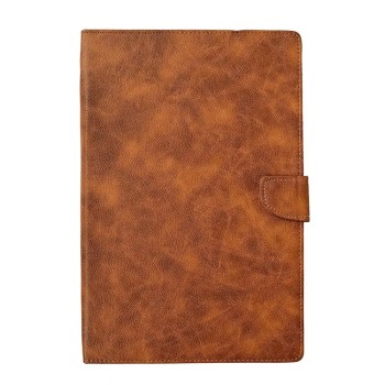M Cart®Cover for Samsung Galaxy Tab A9 Cover Case 8.7 inch, Flip Stand Cover Case for Samsung Galaxy Tab A9 Tablet Cover [SM-X110/X115/X117] (Light Brown)