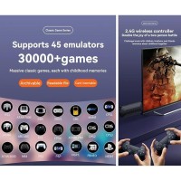 M33 Game Stick 37000+ INBUILT Video Game Console Retro Classic 3D 4K ...