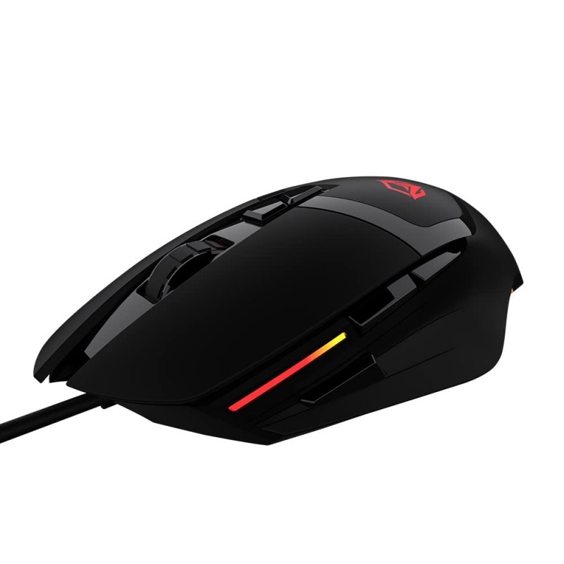 MEETION MT-G3325 Professional Wired Gaming Mouse, Up to 10000 DPI, 8 Programmable Buttons, 100 IPS Tracking Speed, Polling Rate 125-1000Hz MS, 5000 FPS, Aluminium Alloy Footpad, Compatible with PC/Mac MEETION MT-G3325 Professional Wired Gaming Mouse, Up to 10000 DPI, 8 Programmable Buttons, 100 IPS Tracking Speed, Polling Rate 125-1000Hz MS, 5000 FPS, Aluminium Alloy Footpad, Compatible with PC/Mac