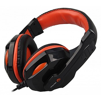 MEETION MT-HP010 Wired Over Ear Gaming Headset with 3D Surround Sound Technology, Adjustable Leather Headband, Inline Volume Controller, CVC Noise Reduction & 160° Degree Retractable Mic