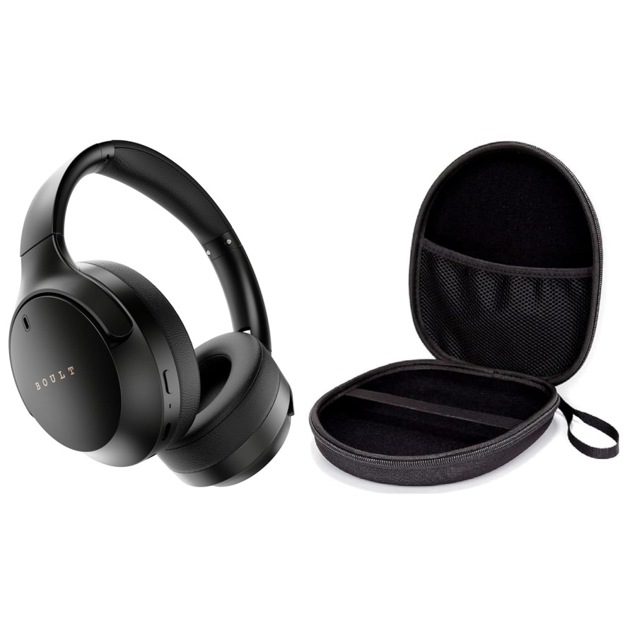 M.G.R.J® Portable Carrying Case Cover for Boult Newly Launched Q Over Ear Bluetooth Headphones