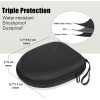 M.G.R.J Portable Carrying Case Cover for JLab Go Work Wireless On Ear Headsets (Hard|EVA|Black)
