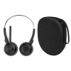 M.G.R.J Portable Carrying Case Cover for JLab Go Work Wireless On Ear Headsets (Hard|EVA|Black)
