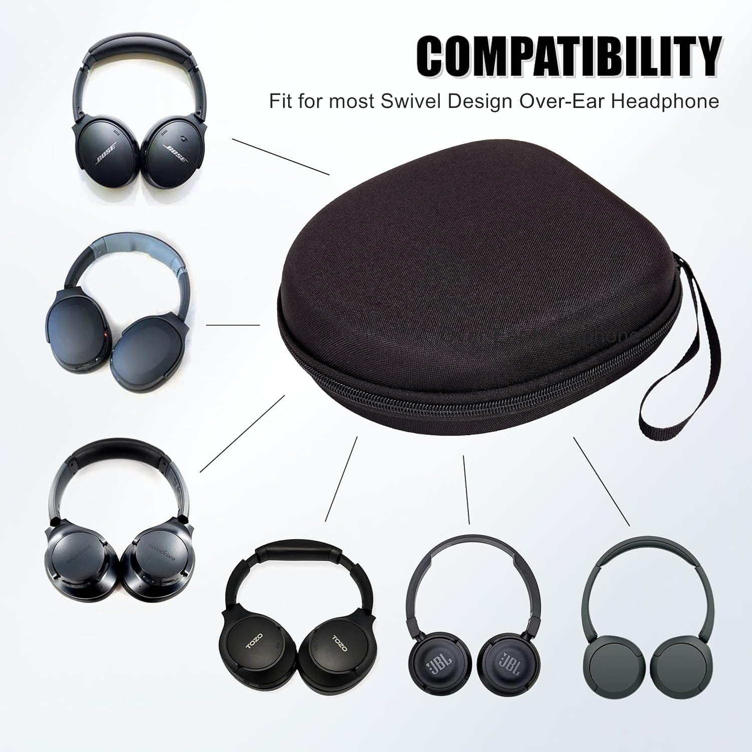 M.G.R.J Portable Carrying Case Cover for ZEBRONICS Duke Plus Wireless ...