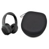 M.G.R.J Portable Carrying Case Cover for ZEBRONICS Duke Plus Wireless Over Ear Headphone (Hard|EVA|Black)