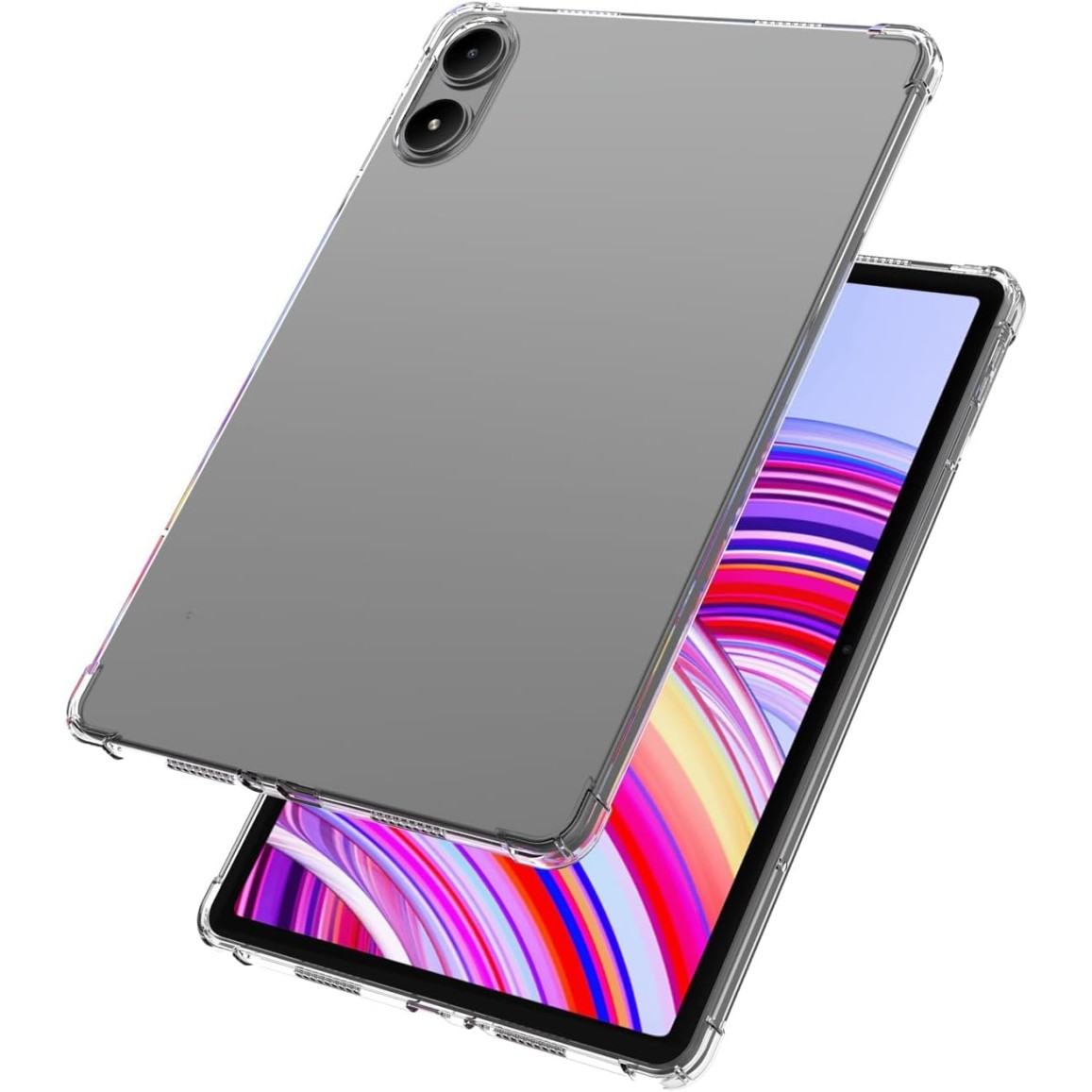 M.G.R.J® Soft TPU Transparent Back Case Cover for Redmi Pad Pro 5G (12.1) Tablet