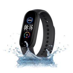 MI Smart Band 5- India's No. 1 Fitness Band, 1.1" (2.8 cm) AMOLED Color Display, 2 Weeks Battery Life Women's Health Tracking (Black)