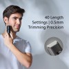 MI Xiaomi Corded + Cordless Beard Trimmer 2 with Type-C Fast Charging, LED Display, Waterproof, 40 Length Settings, Stainless Steel Blades, 90 mins Cordless Runtime, Travel Lock, Black (2021) MI Xiaomi Corded + Cordless Beard Trimmer 2 with Type-C Fast Charging, LED Display, Waterproof, 40 Length Settings, Stainless Steel Blades, 90 mins Cordless Runtime, Travel Lock, Black (2021)