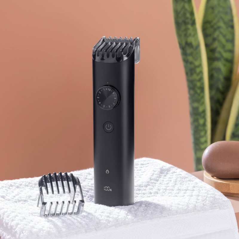 MI Xiaomi Corded + Cordless Beard Trimmer 2 with Type-C Fast Charging, LED Display, Waterproof, 40 Length Settings, Stainless Steel Blades, 90 mins Cordless Runtime, Travel Lock, Black (2021) MI Xiaomi Corded + Cordless Beard Trimmer 2 with Type-C Fast Charging, LED Display, Waterproof, 40 Length Settings, Stainless Steel Blades, 90 mins Cordless Runtime, Travel Lock, Black (2021)