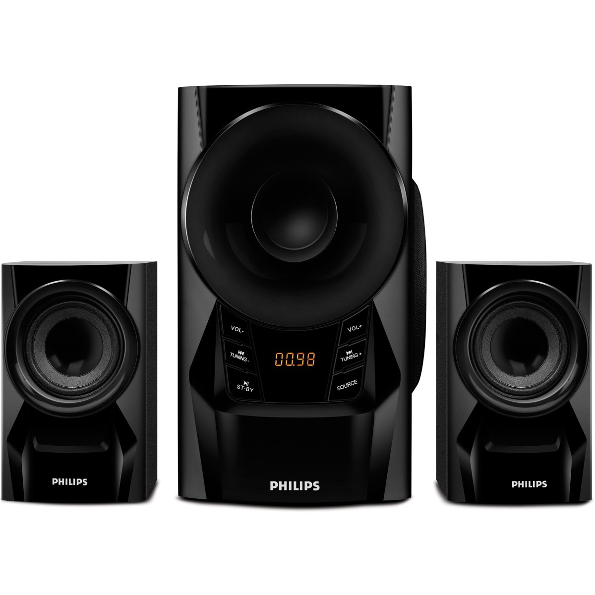 Philips Audios IN-MMS6080B/94 2.1 Channel Multimedia Speakers