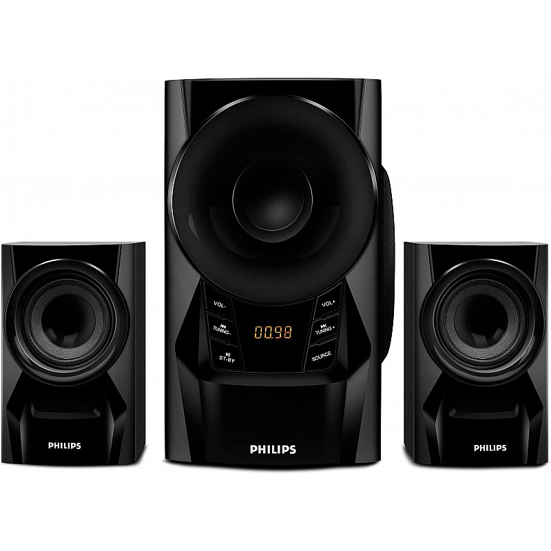 Philips Audios IN-MMS6080B/94 2.1 Channel Multimedia Speakers