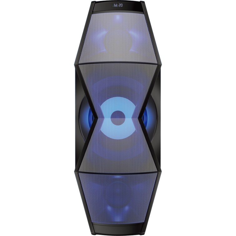 PHILIPS Audio MMS2200B 2.1 Channel 100W Portable Bluetooth Party Speaker with Integrated Subwoofer & LED Light (Black) (Refurbished) PHILIPS Audio MMS2200B 2.1 Channel 100W Portable Bluetooth Party Speaker with Integrated Subwoofer & LED Light (Black) (Refurbished)