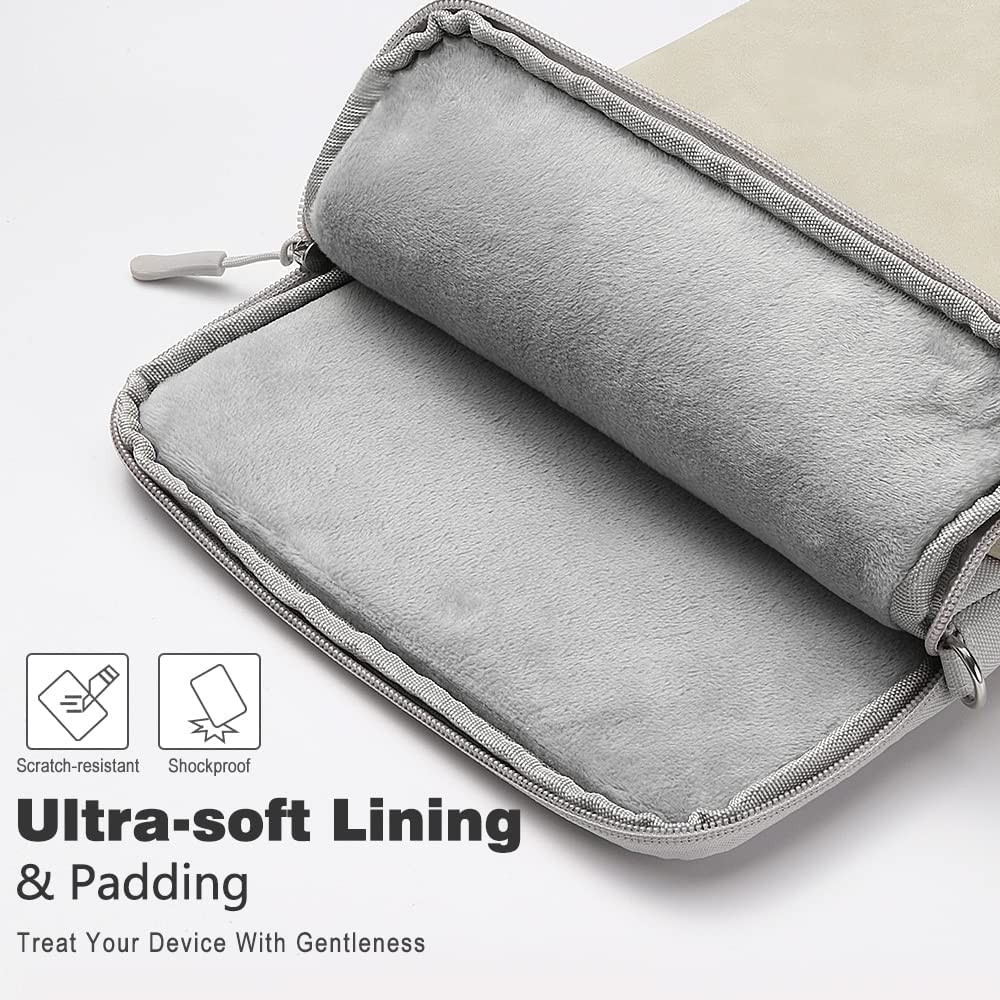 MOCA 9-11 Inch Tablet Sleeve Case for iPad 10th/9th Gen 10.9, iPad Pro 11, iPad Air 5/4/6, iPad 10.2, Galaxy Tab A9+/A8/S8/S9 11", Water Resistant Carry Bag with Pocket