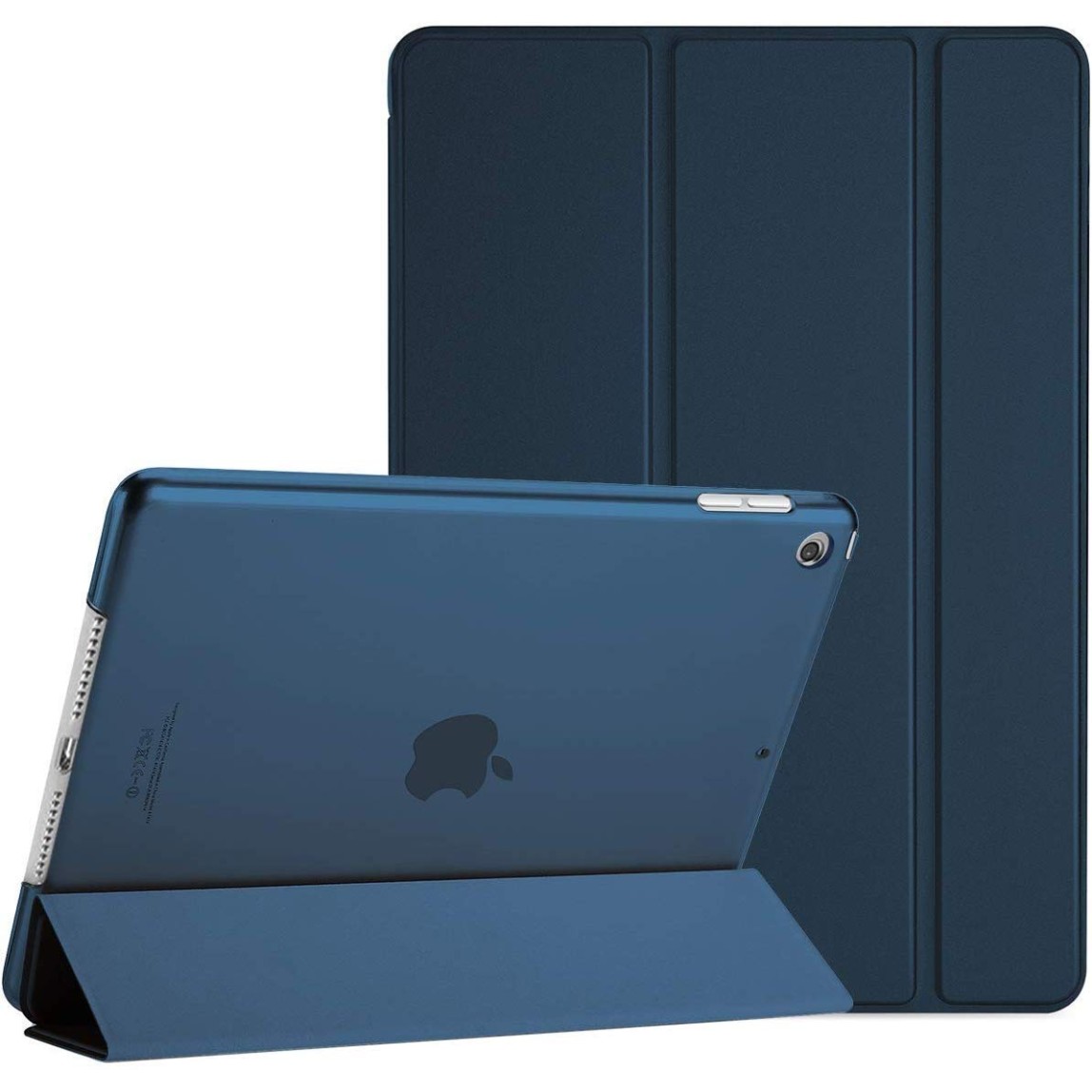 MOCA Compatible Smart flip Cover case for iPad 9.7 inch 2017 2018 iPad 5th 6th Generation A1893 A1954 A1822 A1823 Smart case Cover (Navy Blue)