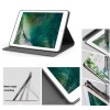 MOCA [Flexible Soft Back] Smart Flip Cover Case Stand for Apple iPad AIR 2 A1566 A1567 [2014 Launched] iPad Flip Cover Case