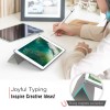 MOCA Ultra Slim Magnetic Stand Smart Flip Cover-case for The Apple iPad 2018/2017 A1822/A1823 Also Fits Flip Case Cover (Gray)