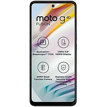 MOTOROLA moto G40 Fusion  128 GB) (6 GB RAM) (refurbished)