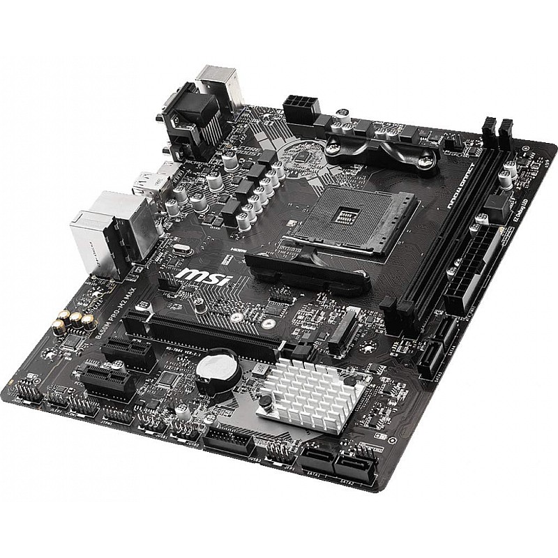 MSI B450M PRO M2 MAX Gaming m-ATX Motherboard Socket-1st 2nd and 3rd Gen AMD Ryzen AM4 Socket with 2 DDR4 ram Slot