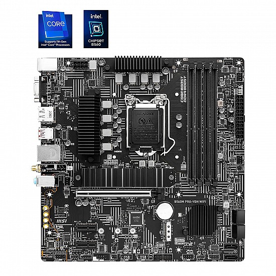 MSI B560M PRO-VDH Wi-Fi Micro-ATX Gaming Motherboard 10th/11th Gen Intel Core