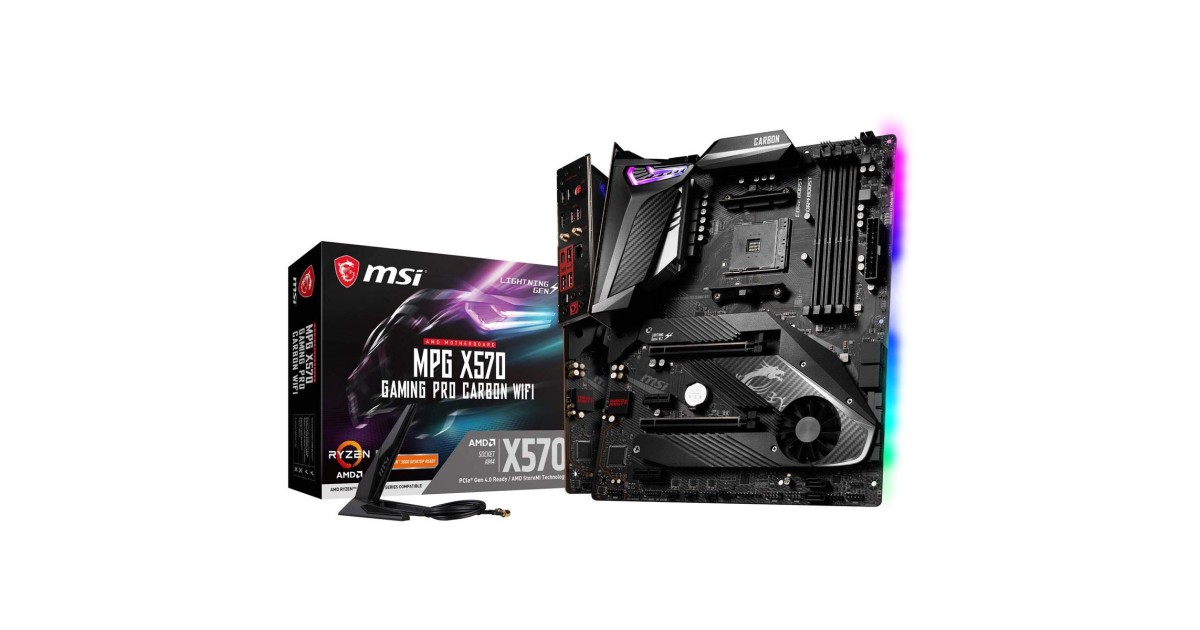 MSI Components MPG X570 Gaming PRO Carbon Wi-Fi Motherboard (AMD