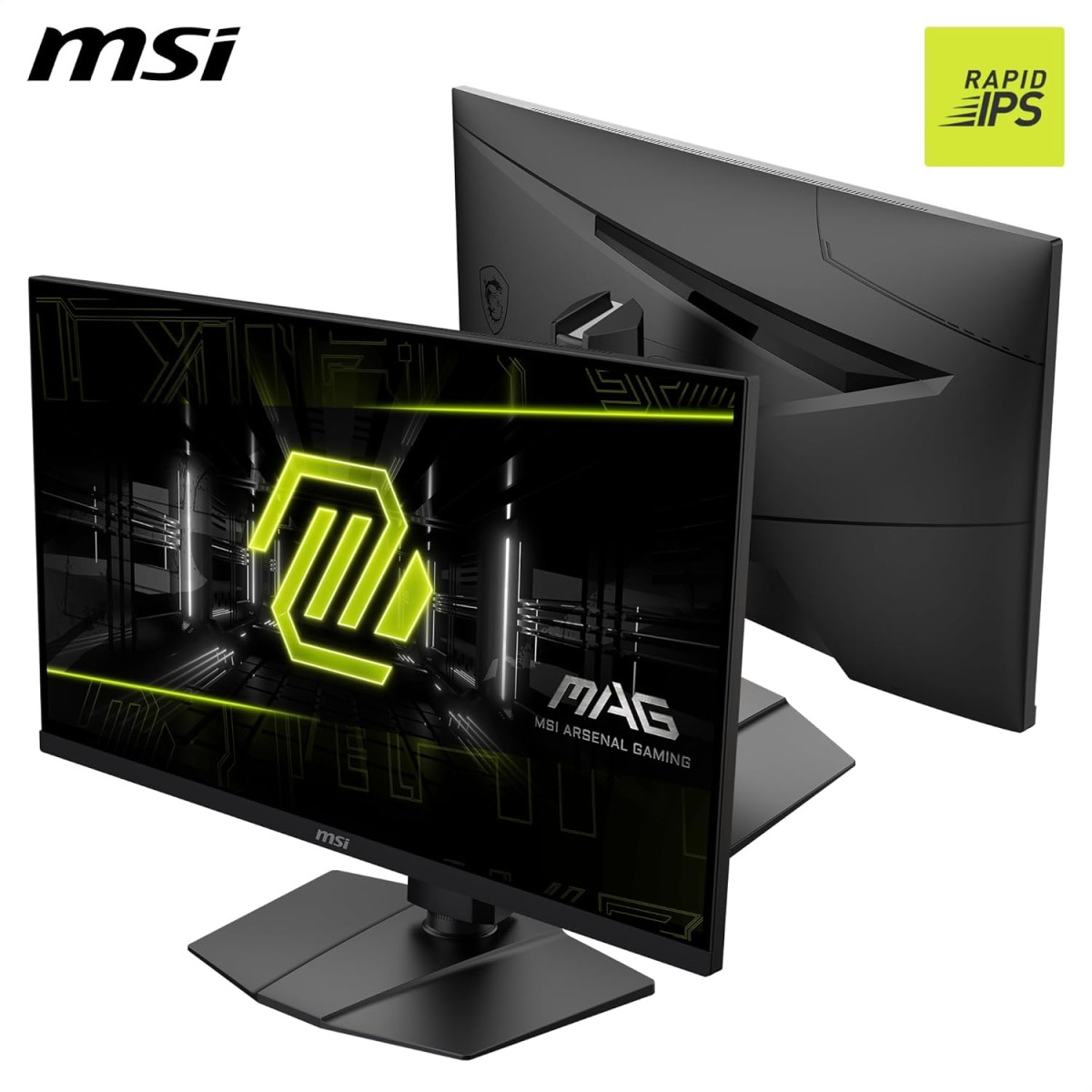 MSI MAG 275F 27 Inch FHD Gaming Monitor - 1920 x 1080 Rapid IPS Panel, 180 Hz / 0.5ms (GtG, Min.),115% sRGB Colour Gamut, Frameless Design, HDR Ready - DisplayPort 1.4, HDMI™ MSI MAG 275F 27 Inch FHD Gaming Monitor - 1920 x 1080 Rapid IPS Panel, 180 Hz / 0.5ms (GtG, Min.),115% sRGB Colour Gamut, Frameless Design, HDR Ready - DisplayPort 1.4, HDMI™