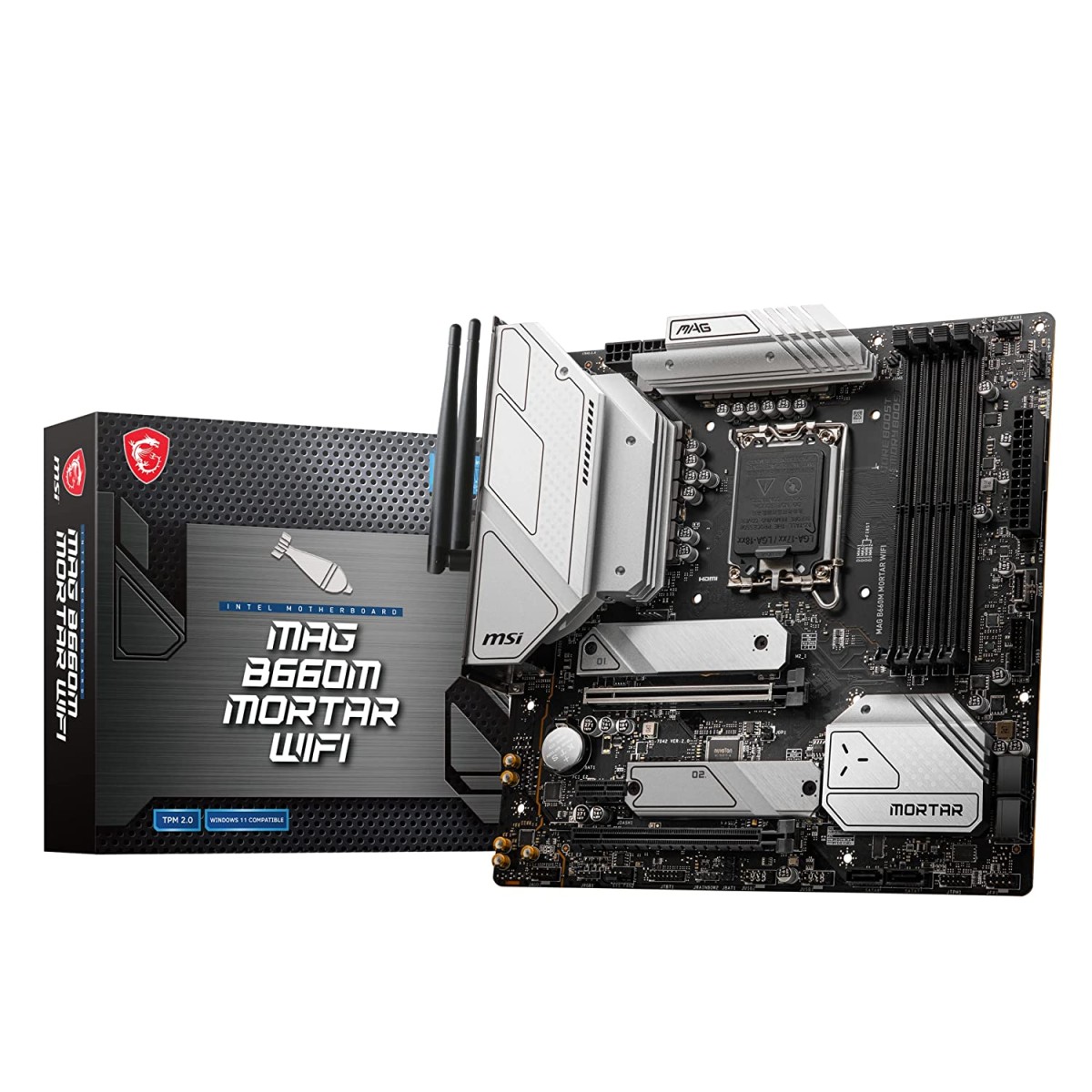MSI MAG B660M Mortar DDR4 Motherboard Micro-ATX-Supports Intel 12th Gen Core Processors Motherboard