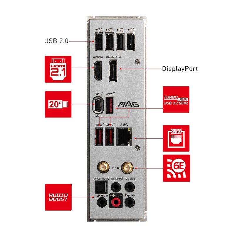 MSI MAG B660M Mortar DDR4 Motherboard Micro-ATX-Supports Intel 12th Gen Core Processors Motherboard