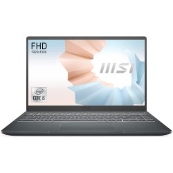 MSI Modern 14, Intel i5-10210U, 14" FHD IPS-Level 60Hz Panel Laptop (8GB/512GB NVMe SSD/Windows 10 Home/Intel UHD Graphics/Carbon Grey/1.3Kg)