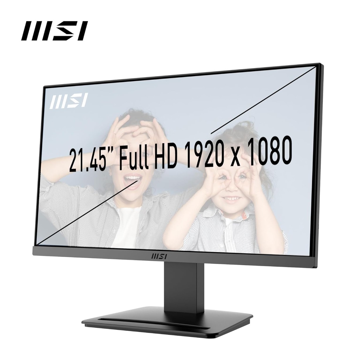 MSI PRO MP223 E2 21.45-Inch Full HD Office Monitor - 1920 x 1080 Resolution, 100Hz, Eye-Friendly Screen, Tilt-Adjustable - HDMI™ 1.4b, DisplayPort 1.2a MSI PRO MP223 E2 21.45-Inch Full HD Office Monitor - 1920 x 1080 Resolution, 100Hz, Eye-Friendly Screen, Tilt-Adjustable - HDMI™ 1.4b, DisplayPort 1.2a