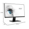 MSI PRO MP241X 24-Inch Full HD Computer Monitor - Professional LCD Monitor with 75Hz Refresh Rate, Anti-Glare & Anti-Flicker Technology PC Monitor for Desktop (Black) MSI PRO MP241X 24-Inch Full HD Computer Monitor - Professional LCD Monitor with 75Hz Refresh Rate, Anti-Glare & Anti-Flicker Technology PC Monitor for Desktop (Black)