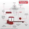 Maharaja Whiteline Gala Happiness Juicer Mixer Grinder With 2 Jars | Long Lasting Performance With 450 Watts| Food Grade Safe | High Grade Mesh For Efficient Juicing | 2 Year Warranty (White)