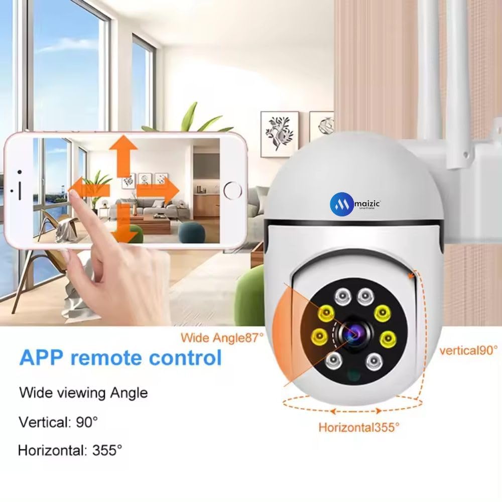 Maizic Smarthome 3 MP FHD WiFi Indoor Mini Fox Ptz Security Camera with Color Night Vision, 360° Ptz Rotation, Motion Tracking, Two Way Audio and Multi Users View Maizic Smarthome 3 MP FHD WiFi Indoor Mini Fox Ptz Security Camera with Color Night Vision, 360° Ptz Rotation, Motion Tracking, Two Way Audio and Multi Users View