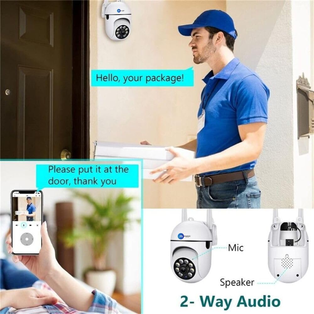 Maizic Smarthome 3 MP FHD WiFi Indoor Mini Fox Ptz Security Camera with Color Night Vision, 360° Ptz Rotation, Motion Tracking, Two Way Audio and Multi Users View Maizic Smarthome 3 MP FHD WiFi Indoor Mini Fox Ptz Security Camera with Color Night Vision, 360° Ptz Rotation, Motion Tracking, Two Way Audio and Multi Users View