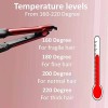 Nova Professional Hair Straightener Temperature Control NHS 870 (Black/Red)