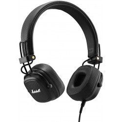 Marshall Major III Wired On Ear Headphones with Mic (Black)