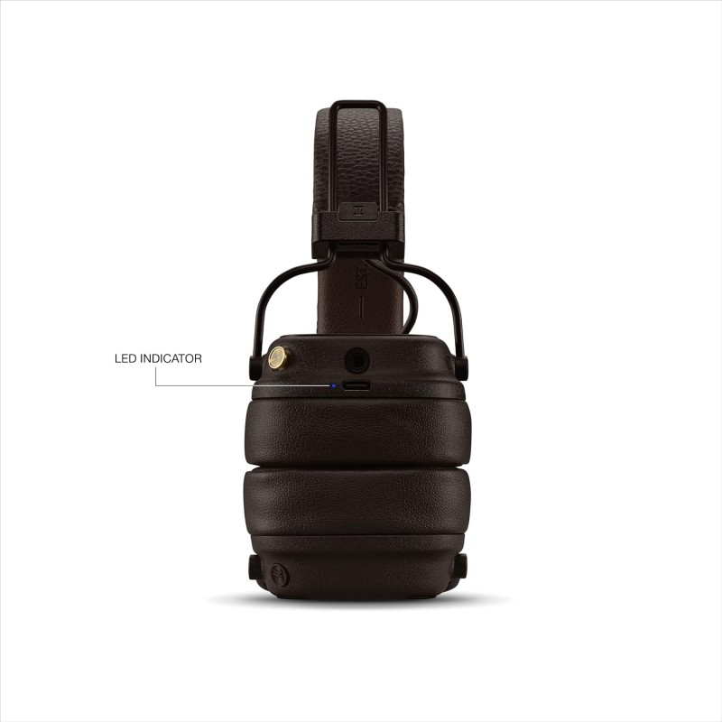 Marshall Major V Wireless On Ear Headphones, Black Marshall Major V Wireless On Ear Headphones, Black