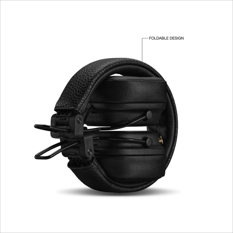 Marshall Major V Wireless On Ear Headphones, Black Marshall Major V Wireless On Ear Headphones, Black