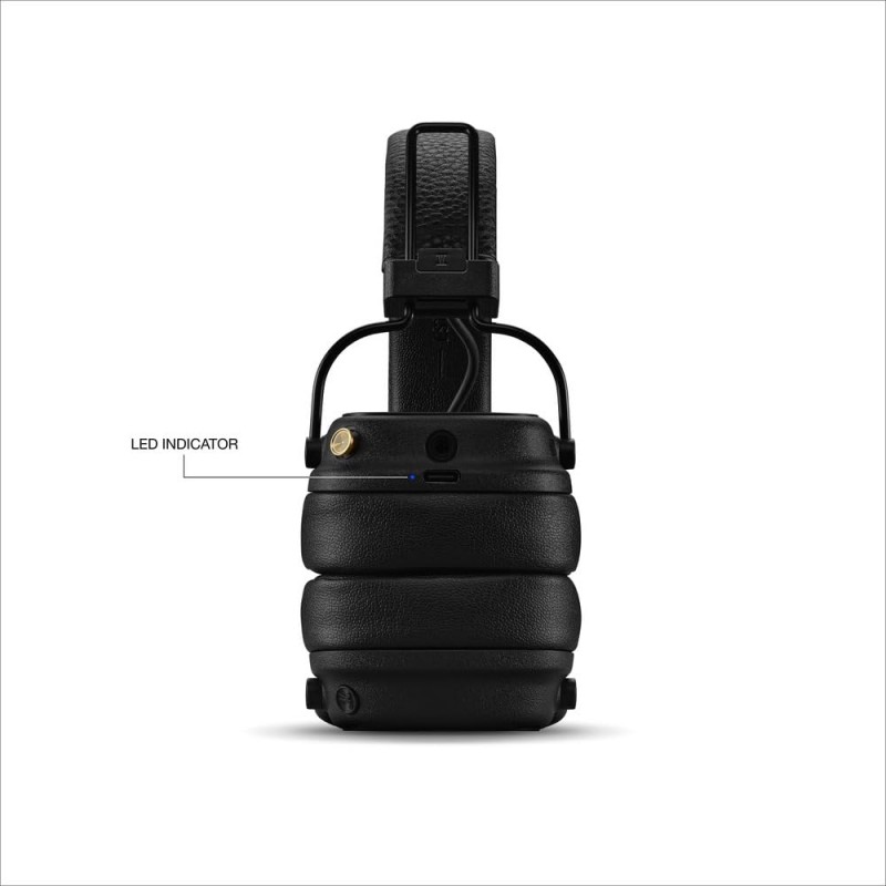 Marshall Major V Wireless On Ear Headphones, Black Marshall Major V Wireless On Ear Headphones, Black