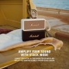 Marshall Middleton Portable Bluetooth Speaker with 20+ Hours of Portable Playtime, 360° Sound, Dust & Waterproof (IP67) - Black & Brass. Marshall Middleton Portable Bluetooth Speaker with 20+ Hours of Portable Playtime, 360° Sound, Dust & Waterproof (IP67) - Black & Brass.