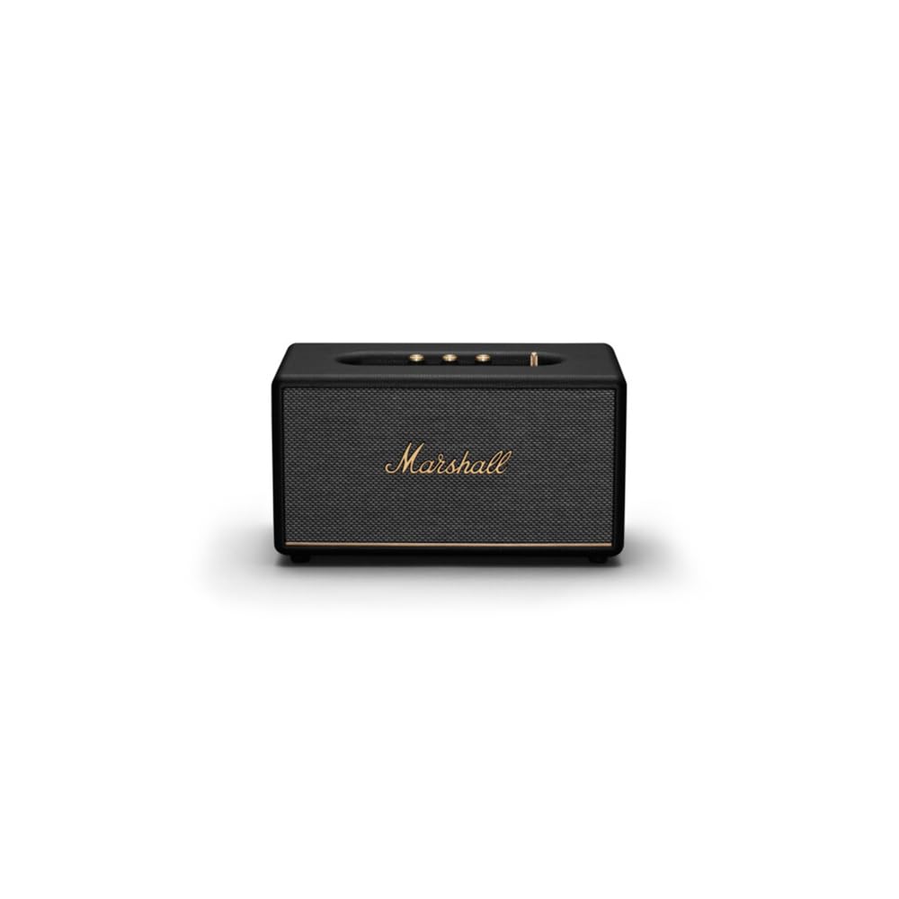Marshall Stanmore III Wired Connectivity Home Speaker with Bluetooth 5.2 & RCA or 3.5mm Input - Black Marshall Stanmore III Wired Connectivity Home Speaker with Bluetooth 5.2 & RCA or 3.5mm Input - Black