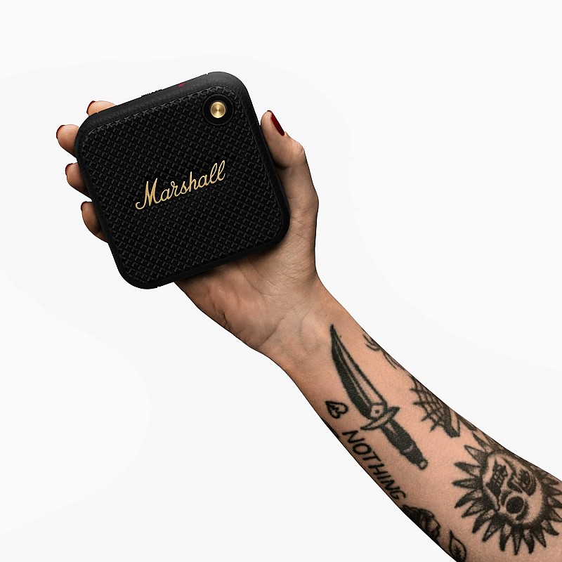 Marshall Willen Portable Bluetooth Speaker with 15+ Hours of Portable Playtime, Dust & Waterproof (IP67) 